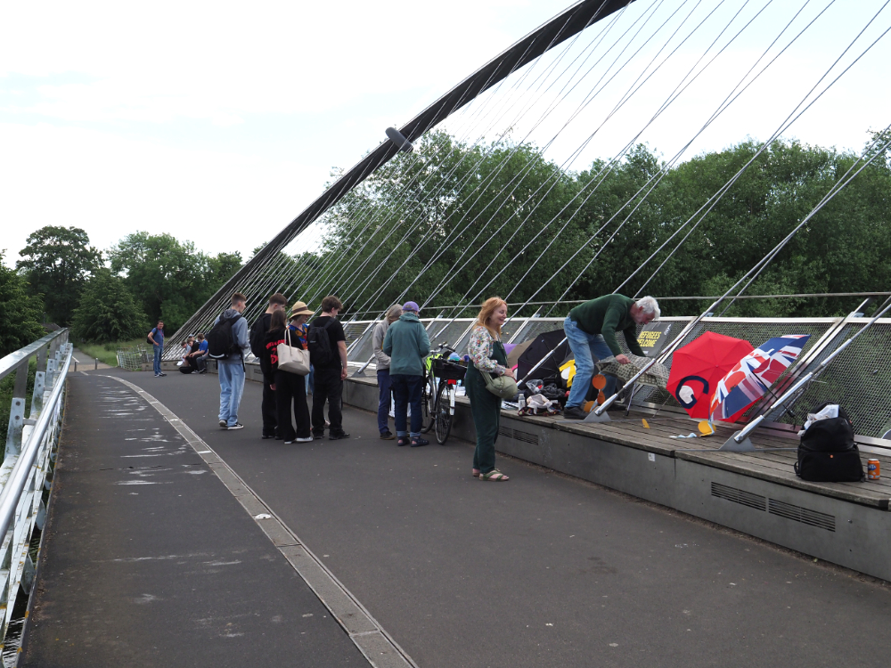 the stall at the Millennium Bridge, York 2026