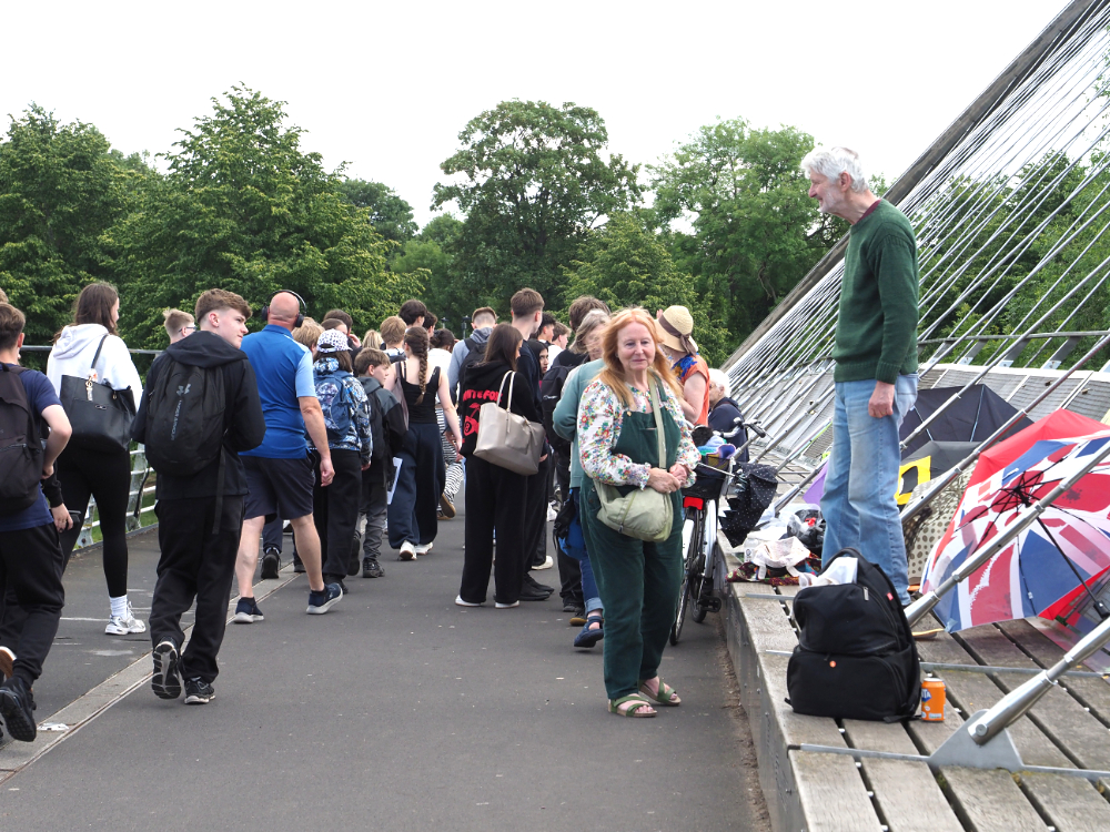 the stall at the Millennium Bridge, York 2026